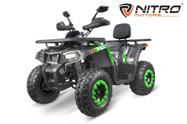 NITRO MOTORS 200cc maxi Kinder Quad Quablo CVT RS Platin